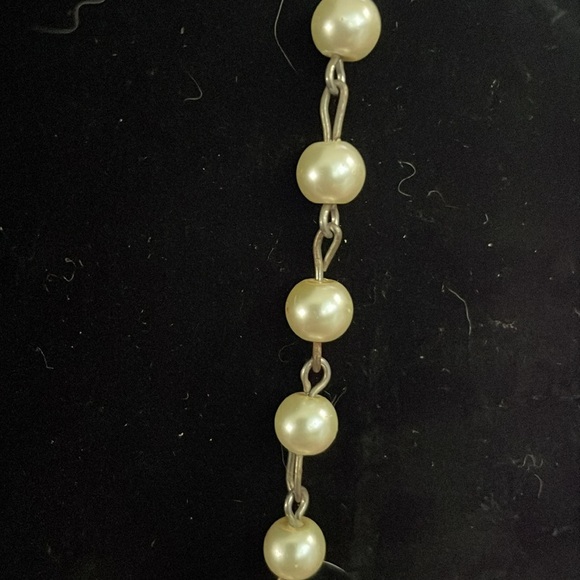 Vintage faux opalite Pendant necklace - Picture 2 of 6